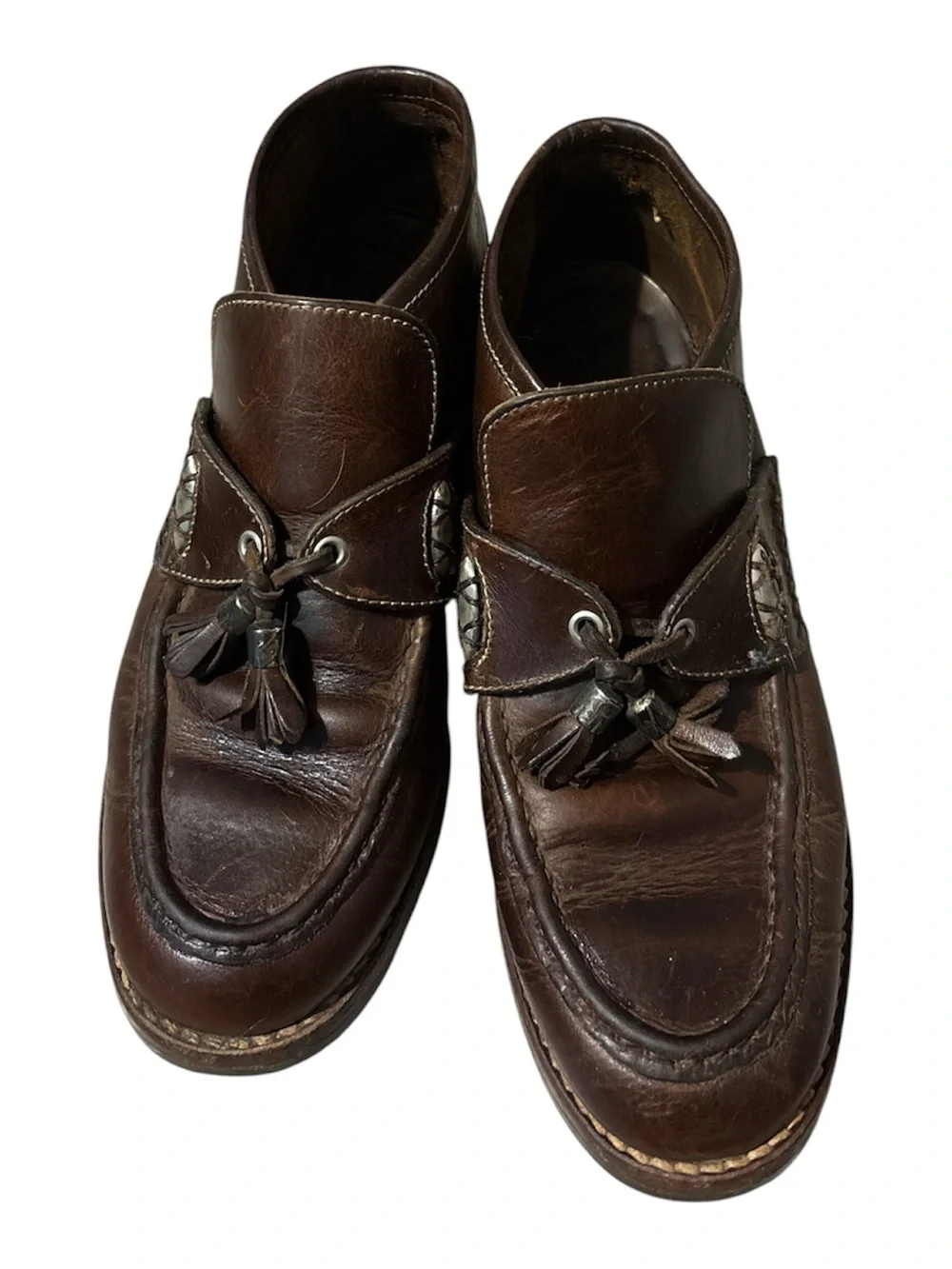 COLE HAAN COUNTRY ~ Vintage Brown Women’s Leather Ankle Round Toe Boot
